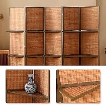 4連　パーテーション　衝立　折り畳み　間仕切り　天然木 東谷 パーテーション 木製 おしゃれ 4連 高さ160 スクリーン 衝立